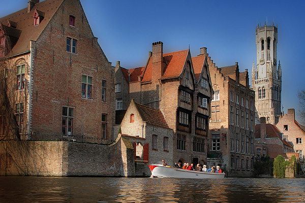 Grachtenfahrt durch Bruegge